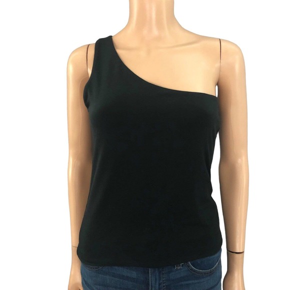 J. Crew Tops - J Crew One Shoulder Tank Top Stretchy